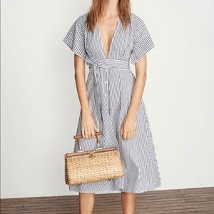 FAITHFULL COVE STRIPE PRINT - MUSTANG MIDI DRESS 4